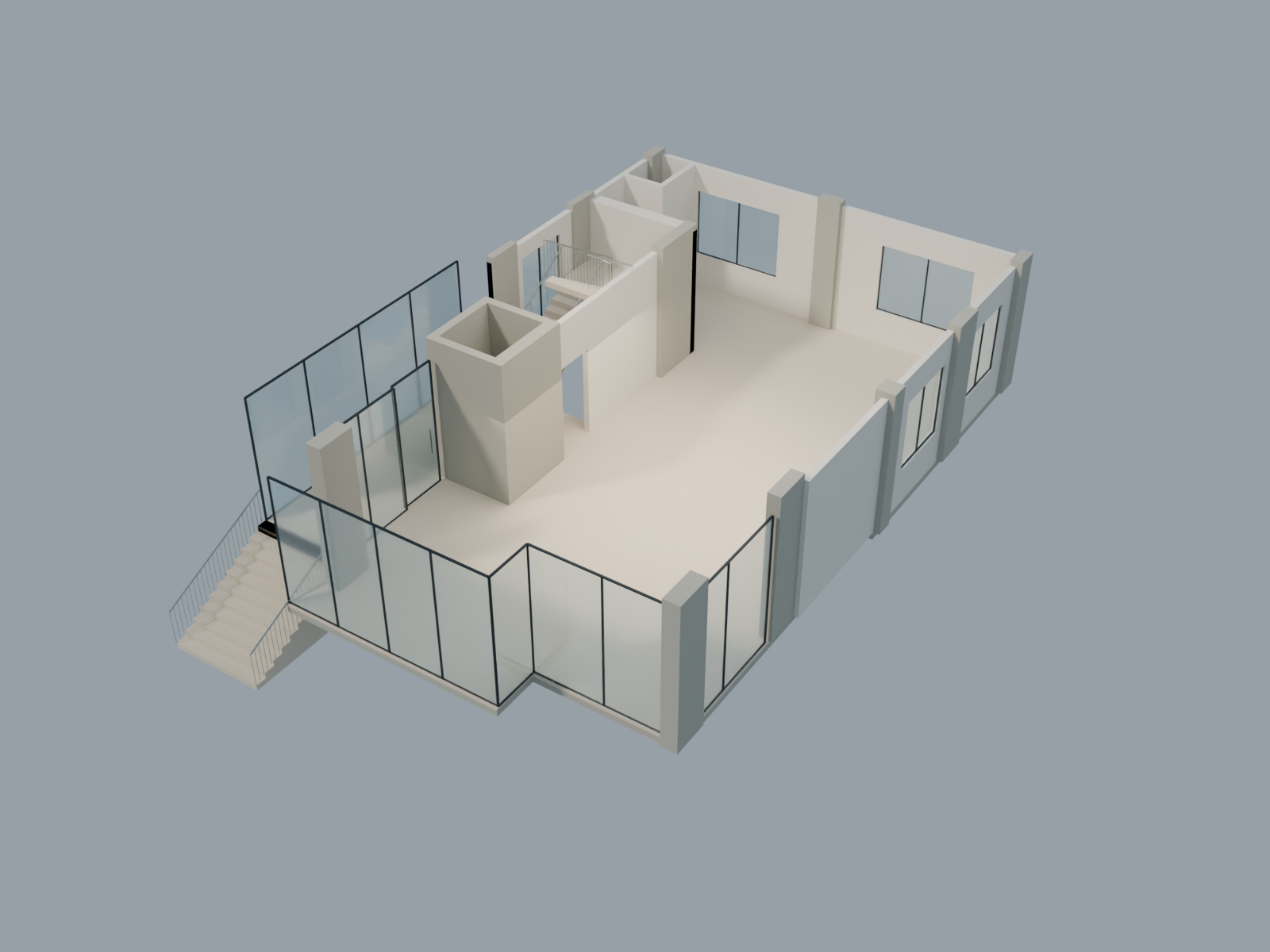 Ground-floor cutaway